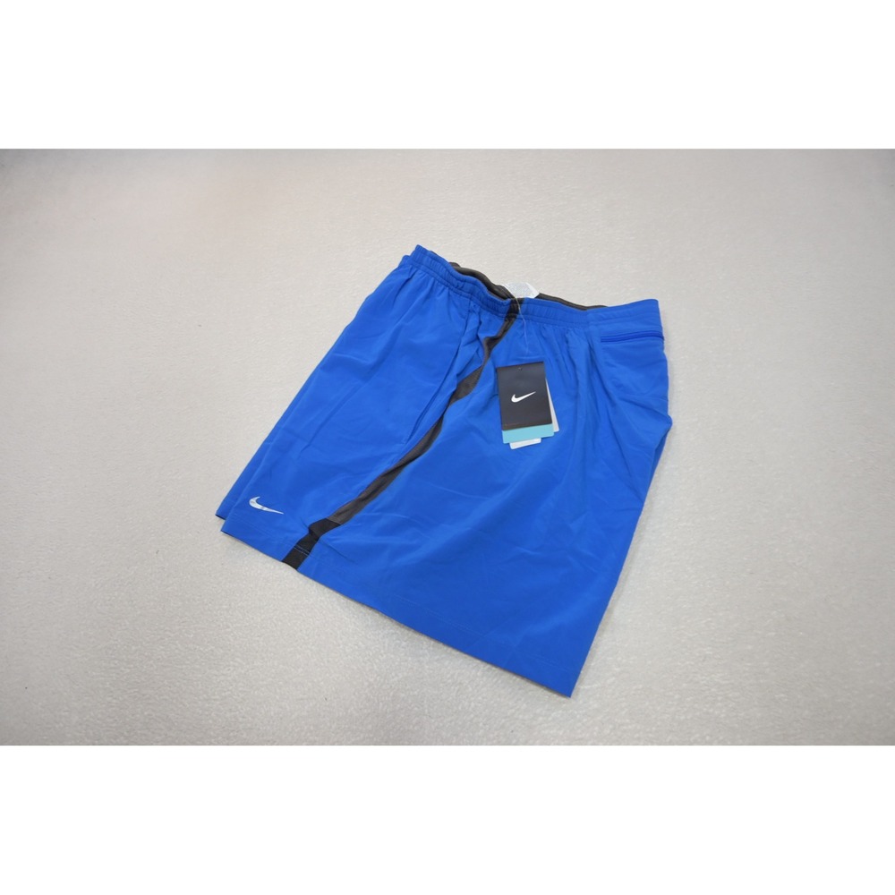Nike Running Shorts Lined Mens XXL Blue Dri-FIT Mesh Pockets Athletic NWT